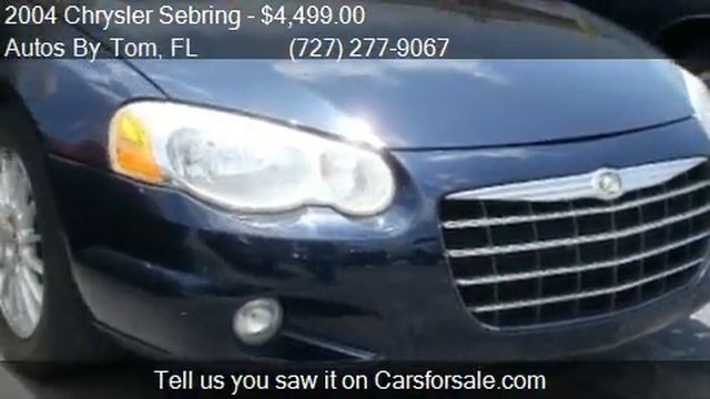 2004 Chrysler Sebring Touring 2dr Convertible For Sale In LA