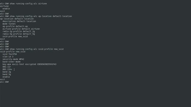Initial configuration of the WLC #5. Roaming setup, parameters of the radio interfaces смотреть онлайн