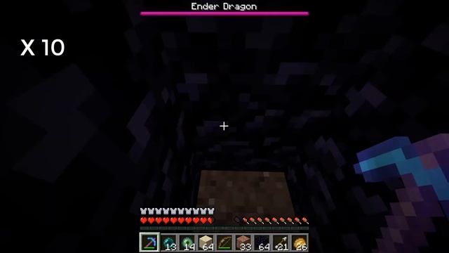 How to Kill the Ender Dragon with a Pickaxe in Minecraft смотреть онлайн