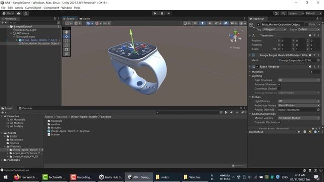 Unity: How to make AR Try on Watches App - شرح بالعربي смотреть онлайн