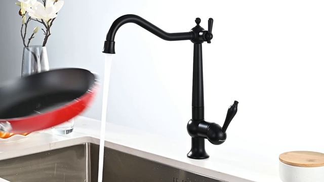 Смеситель для кухни Paulmark Retro Re213226-401 Антрацит смотреть онлайн