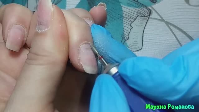 Маникюр для себя. Сама себе мастер. Укрепление гелем, наклейки... #nail #manicure #дизайнногтей