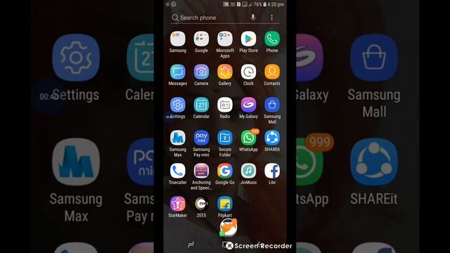 HOW TO HIDE APP IN SAMSUNG MOBILE . (A6). INGNORE MY VOICE 🙏 .