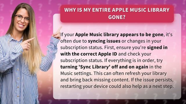 Why is my entire Apple Music library gone? смотреть онлайн