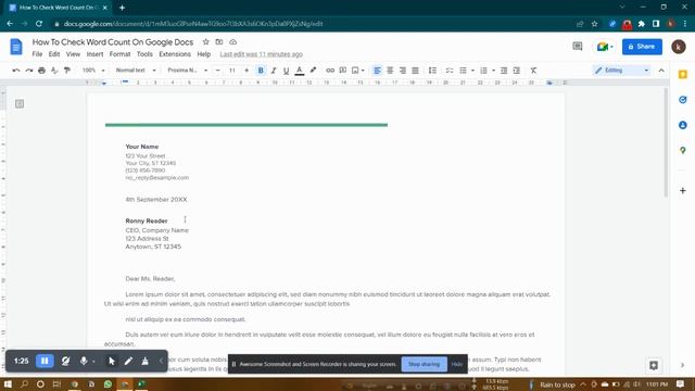How To Check Word Count On Google Docs - 2 Easy Methods смотреть онлайн