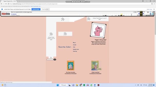 Pigeon Presents Flash Website on Wayback Machine смотреть онлайн