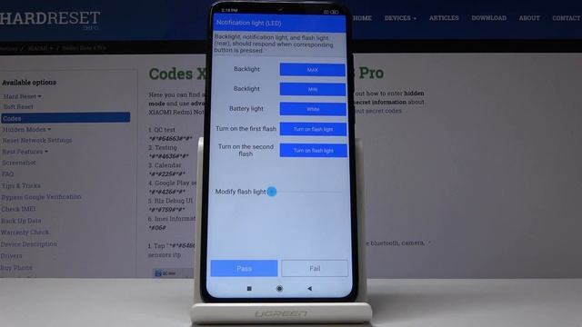 How To Enter Test Mode In XIAOMI Redmi Note 8 Pro - Hardware Test Mode