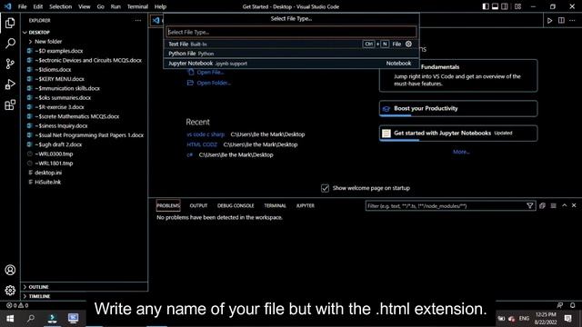 how to install vs code editor in windows 10 2022 | Web development | create a new html file in VS. смотреть онлайн