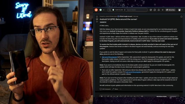 How To LEAVE The Android 14 Beta WITH OUT WIPING