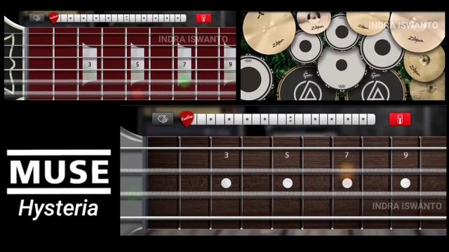 Hysteria - MUSE | Android Cover ( Real Gitar, Real Bass, Real Drum ) смотреть онлайн