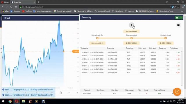 🆕 Binary.com bot Safety ON/OFF | Smart Martingale | High Profit Low Risk смотреть онлайн