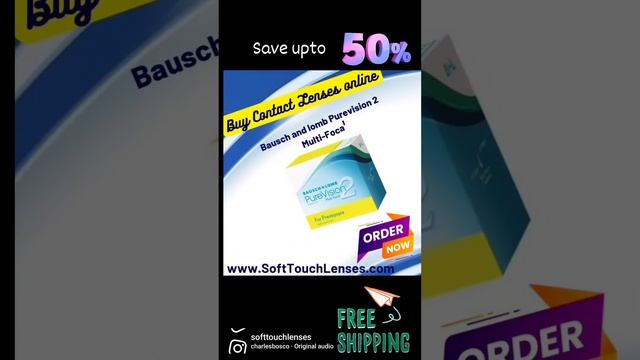 Bausch and lomb Purevision 2 Multi Focal contact lenses SoftTouchLenses смотреть онлайн