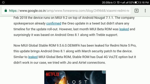 Redmi Note 5 Pro Official Android Oreo 8.1 Update And MIUI 9.5.6 | Mi Note 5 Pro Next Sale смотреть онлайн