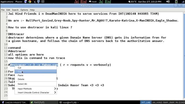 How to use dnstracer in kali Linux смотреть онлайн