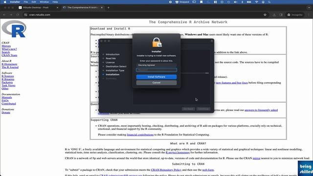 How To Install R & R Studio On MacOS MacBook Pro? #rtutorial