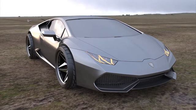 Lamborghini Huracan | 3d modelling showreel смотреть онлайн