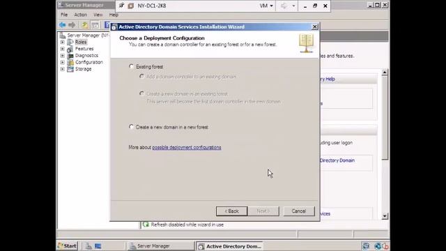 Installing Server 2008 and AD смотреть онлайн