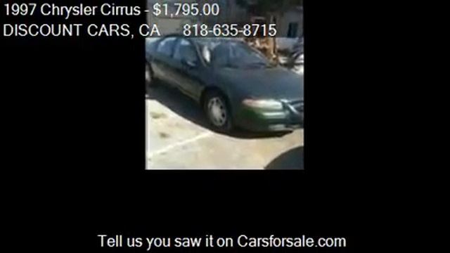 1997 Chrysler Cirrus LX - for sale in VAN NUYS , CA 91405 смотреть онлайн
