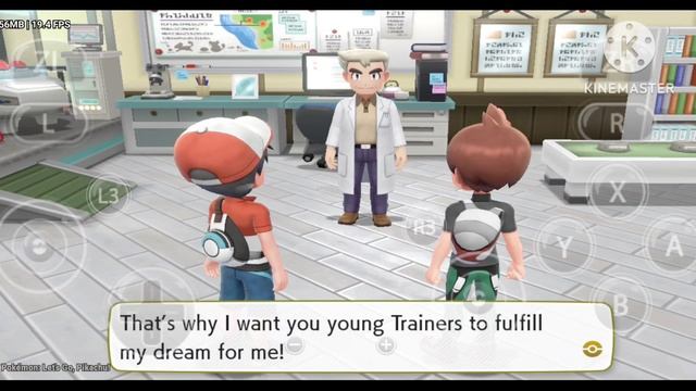 Pokemon Let's Go Pikachu Game On Mobile In Egg Ns Emulator Part 1