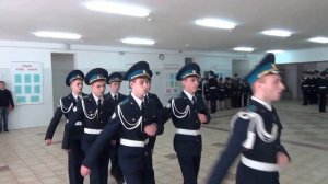 Строевая подготовка у кадетов МОУ СОШ №32
