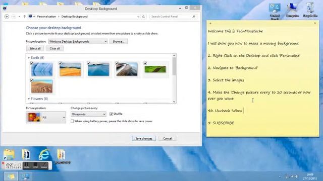 How to make a background slide show Windows смотреть онлайн