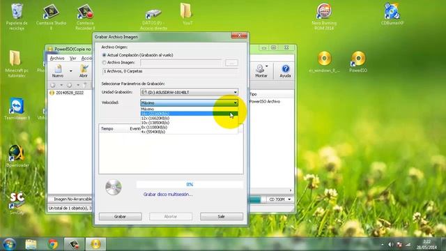 Grabar imagen Iso Windows 8 con Power Iso смотреть онлайн