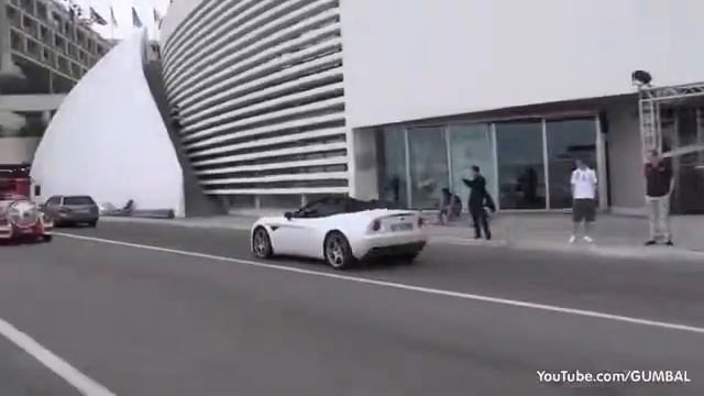 Alfa Romeo 8C Spider In Monaco   Lovely Sounds!