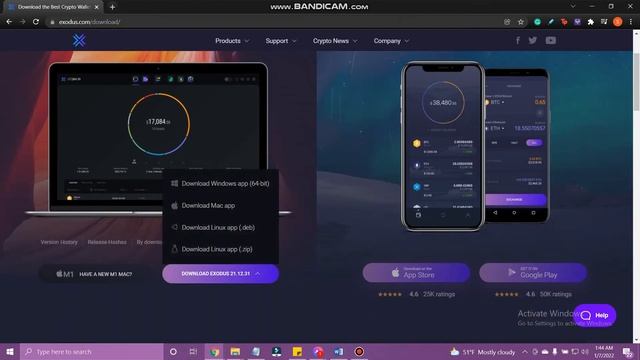 How to Download and Setup Exodus Wallet in PC 2022 смотреть онлайн