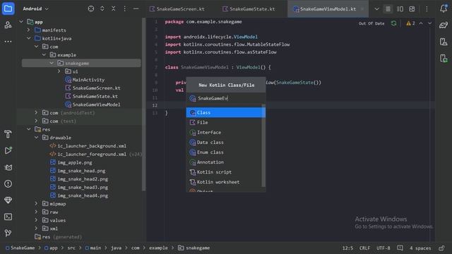 Snake Game Android App || Jetpack Compose || Canvas || #kotlin смотреть онлайн