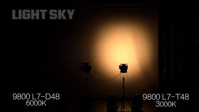 Lightsky's Theater lightingLED Fresnel with 3000K and 6000K L7 T48 and L7 D48 смотреть онлайн