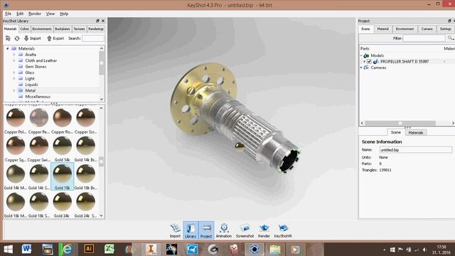 Rolls Royce Merlin Vizualisation KeyShot смотреть онлайн
