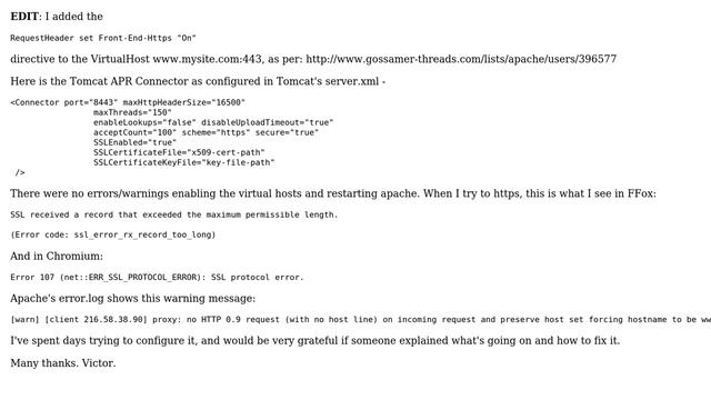 DevOps & SysAdmins: Trouble configuring apache server to proxy an SSL connection смотреть онлайн