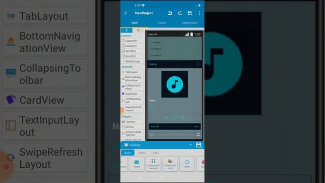 Full Music Player app- Free Project for Sketchware смотреть онлайн