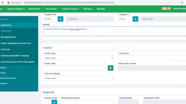 Application for Insurance Certificate смотреть онлайн