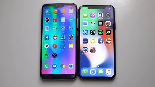 Honor 10 vs iPhone X - Review (4K) смотреть онлайн