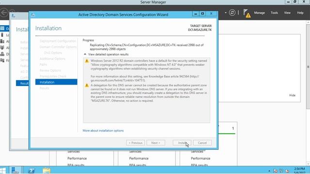 Promote Windows Server 2012 R2 as a Domain Controller смотреть онлайн
