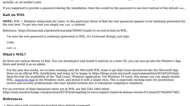 Unix & Linux: Default password for Kali Linux on Windows 10? (3 Solutions!!) смотреть онлайн