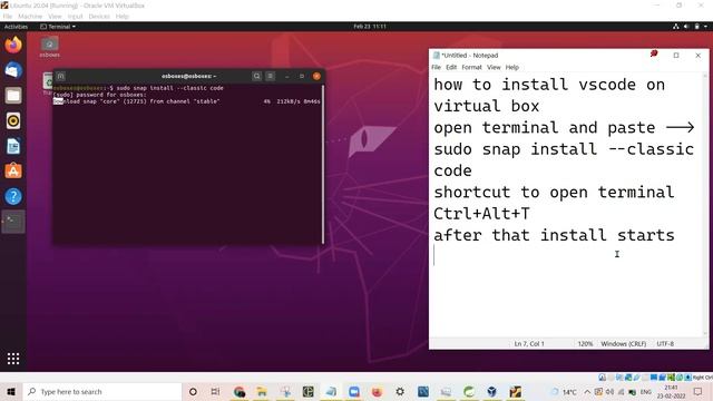 How to Install and Use Visual Studio Code on Ubuntu 20.04 LTS Linux (VS Code) смотреть онлайн