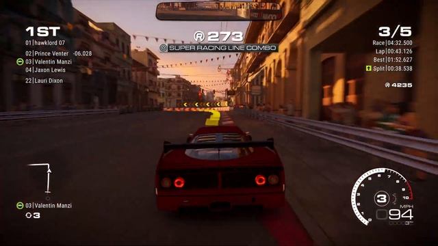 GRID Legends - Pro Special. Circuit Race - Fully Upgraded Vintage GT - Ferrari F40 LM. смотреть онлайн