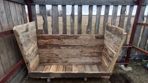 Изготовление кормушки под сено
