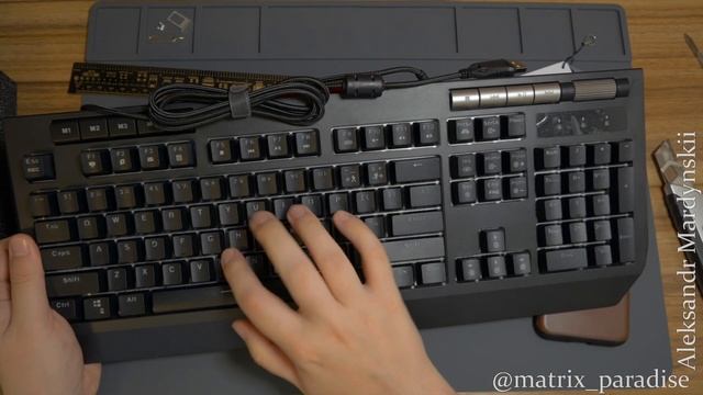 Ajazz MAGNUM AK525 Mechanical Keyboard RGB - китайская геймерская механическая клавиатура с TOMTOP