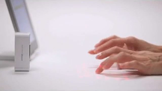 Virtual Keyboard And Mouse With Bluetooth Connection For Iphone, Ipad 2 And 3, Android Tablet, PC..