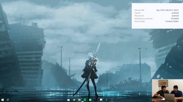 How to transfer data from mobile to laptop via Wifi FTP Server App смотреть онлайн