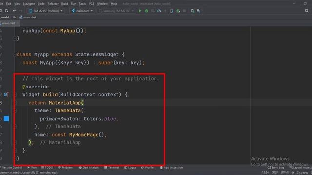 FLUTTER ANDROID - HELLO WORLD || WHAT ARE WIDGETS, STATES, STATELESS & STATEFUL WIDGETS ||TUTORIAL смотреть онлайн