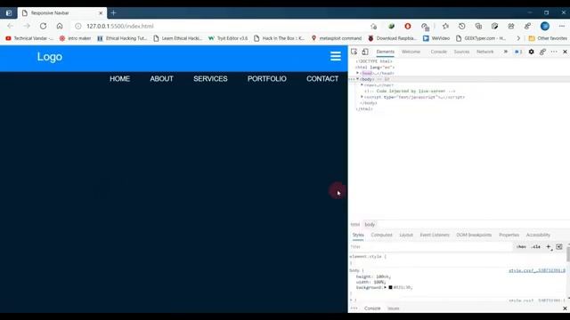 Responsive Navbar Using Pure HTML and CSS.|| Free Source code.||||| смотреть онлайн