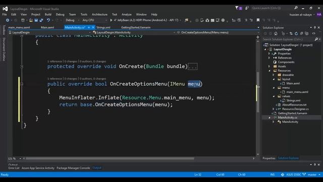 21- Xamarin || Android menu عمل القوائم смотреть онлайн