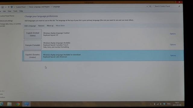 Windows 8 - How to change language and add language packs смотреть онлайн