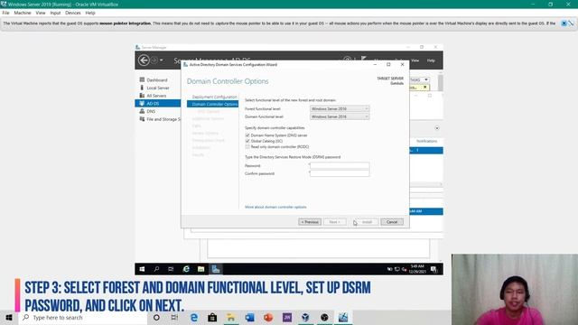 Active Directory Installation using Windows Server 2019 смотреть онлайн