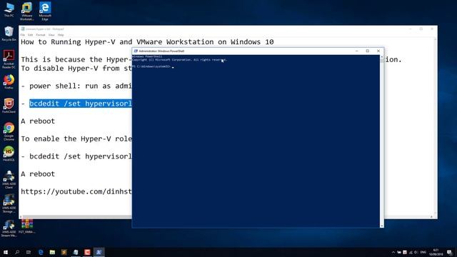 How to Running Hyper-V and VMware Workstation on Windows 10 смотреть онлайн