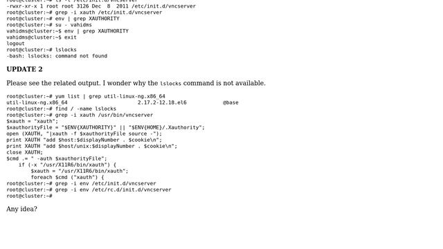 Unix & Linux: timeout in locking authority file (vnc service) смотреть онлайн